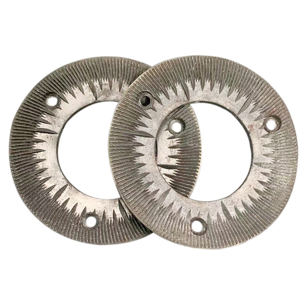 110V Electric Grain Mill Grinder Grinding Sheets Replacement Grinding Plate 2Pcs