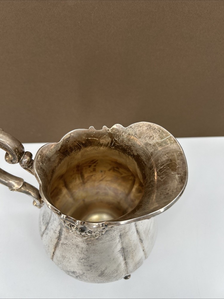 Wallace Baroque 267 Silverplate Footed Water Pitcher Large