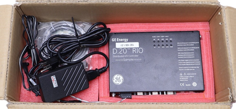 GE ENERGY D.20 RIO DISTRIBUTED I/O CONTROLLER *READ*