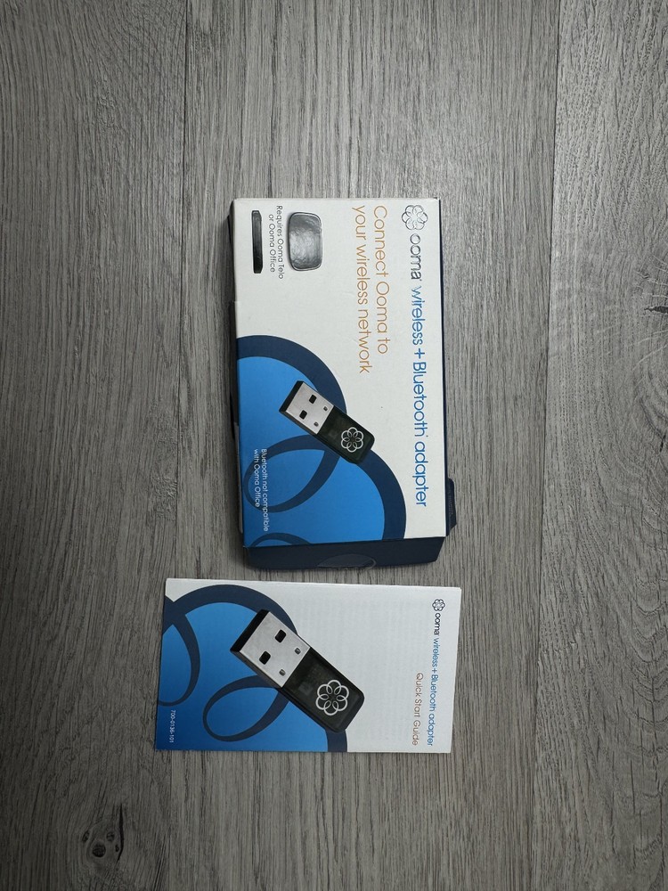 Ooma Wireless And Bluetooth Adapter Box Manual Usb