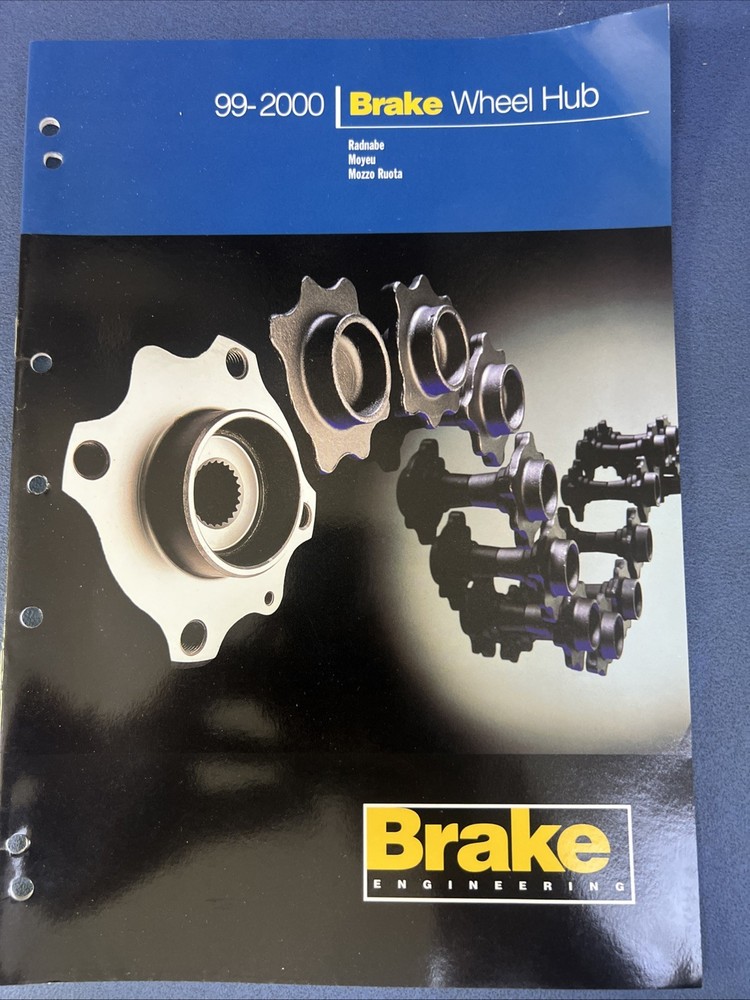 BRAKE ENGINEERING WHEEL HUB CATALOGUE 99-2000