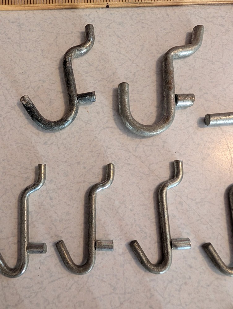 28 VINTAGE PEGBOARD HOOKS