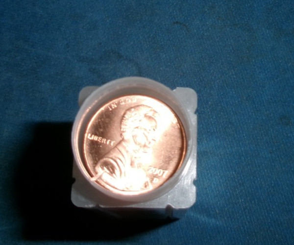2007 D LINCOLN MEMORIAL CENT ROLL 50 COINS