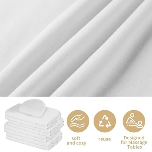 Premium Microfiber Massage Table Sheets Set - 3 Piece Cover, Fitted Sheet & Face