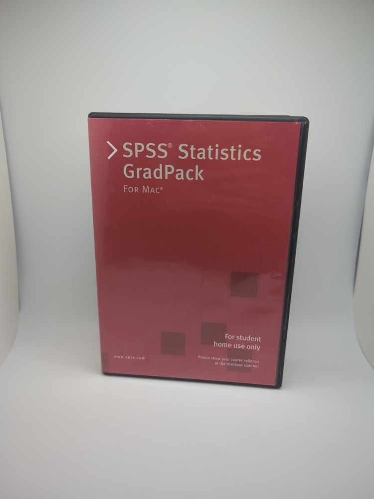 SPSS Statistics GradPack 17 Software Mac