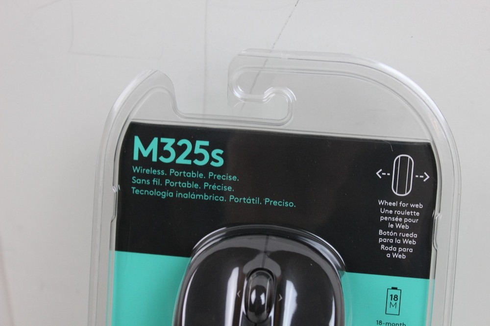 NEW Logitech M325S Wireless USB Mouse BLACK