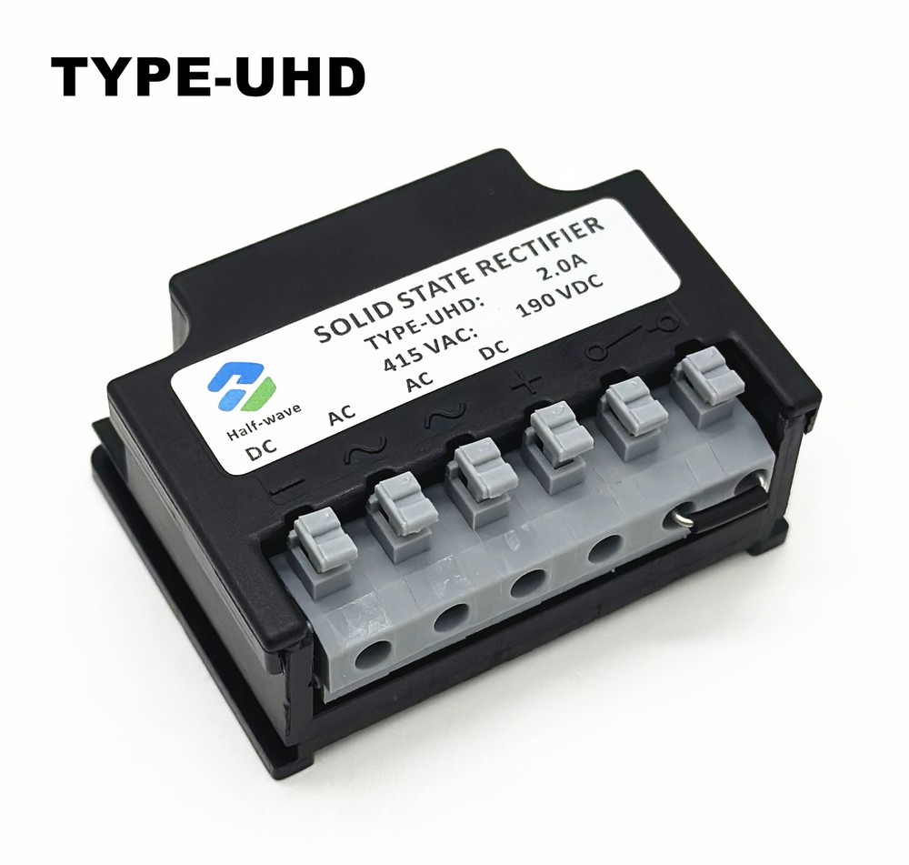 TYPE-UHD 2.0A 415VAC 190VDC SOLID STATE RECTIFIER half wave Brake Module