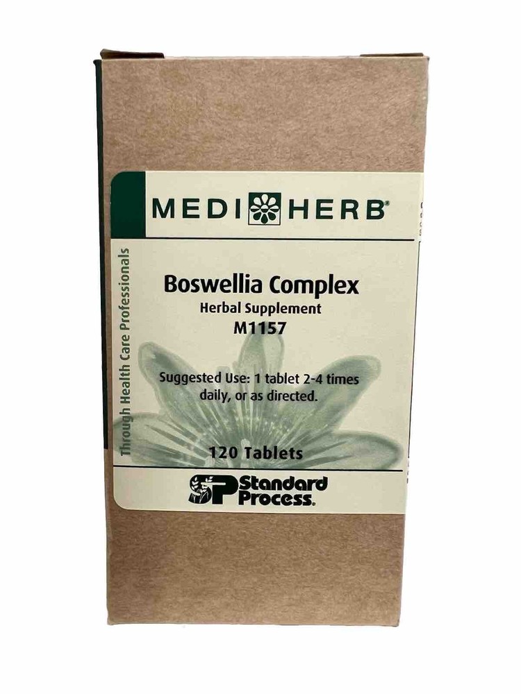 Standard Process Mediherb Boswellia Complex - 120 Tablets - Exp 04/2028