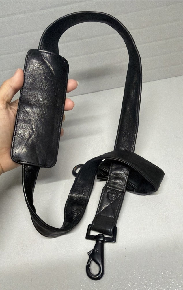 Vintg. Genuine Leather Replacement Shoulder Padded Adjust Leather Strap (Scully)