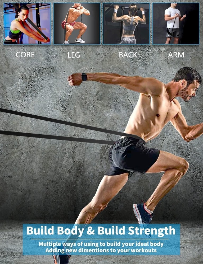 Resistance Bands Set for Pull Up Assistance