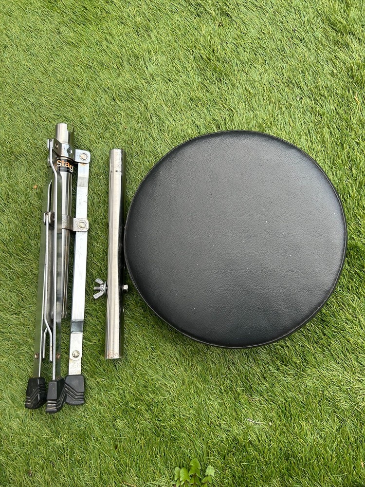 STAGG Drum Stool Throne Adjustable height Padded seat