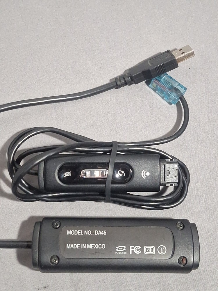 Plantronics DA45 Sound Card Audio Processor Adapter Cable DA 45