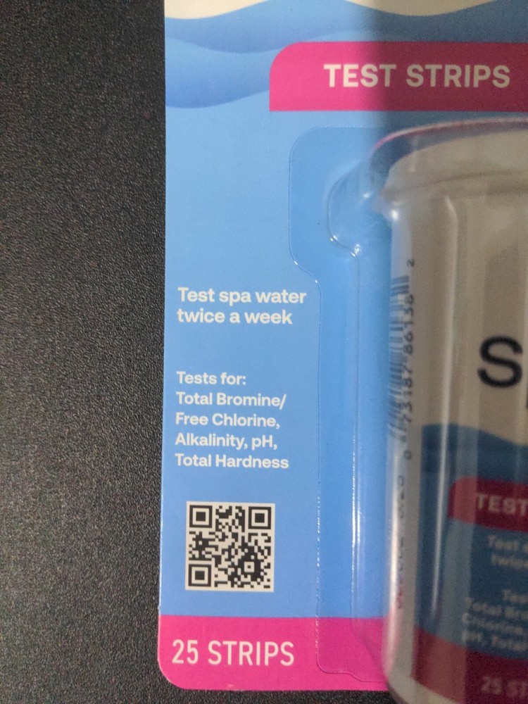 HTH Spa Water Test Strips 25 Strips