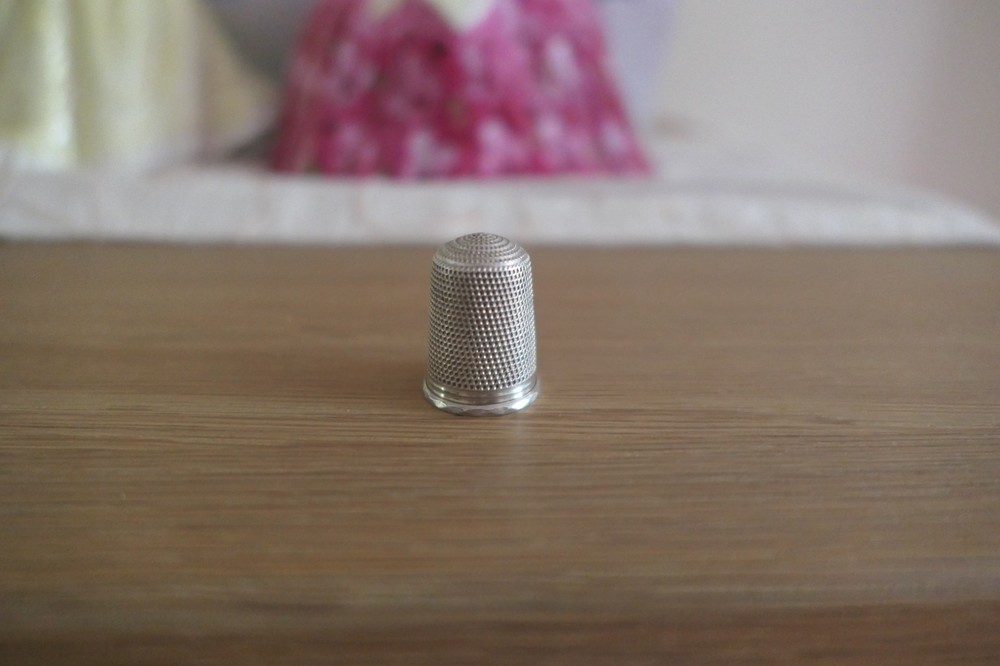 Silver Plate Thimble Lot 5