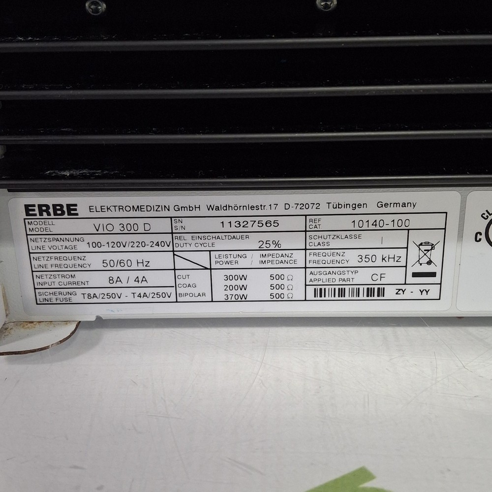 Erbe VIO 300D Electrosurgical Unit