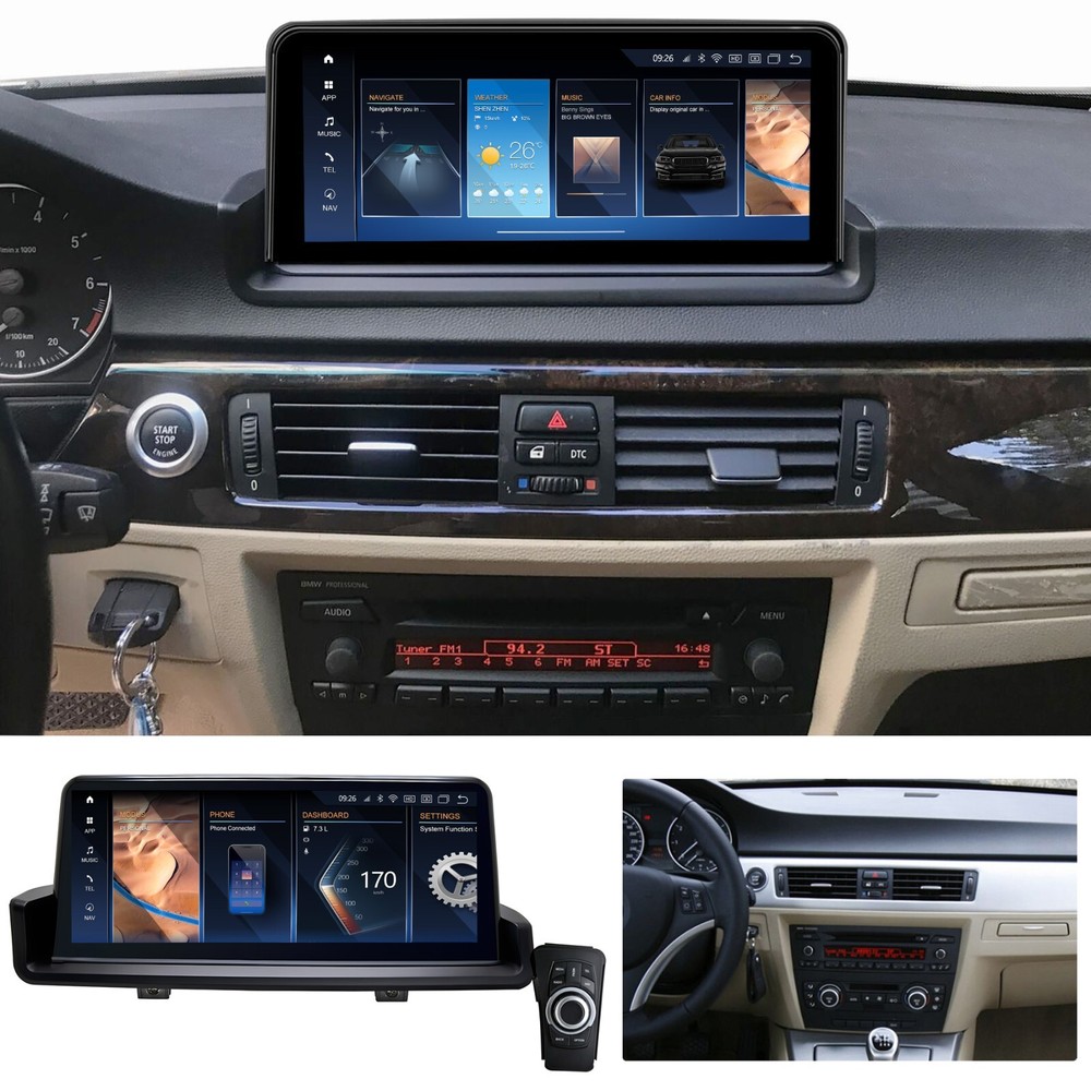 For BMW 3 Series E90 E91 E92 E93 M3 10.25''Car Android 13 GPS Navigation CarPlay