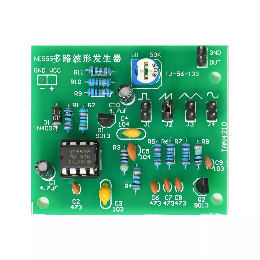 NE555 Waveform Generator Kit for DIY Electronics Projects and Learning