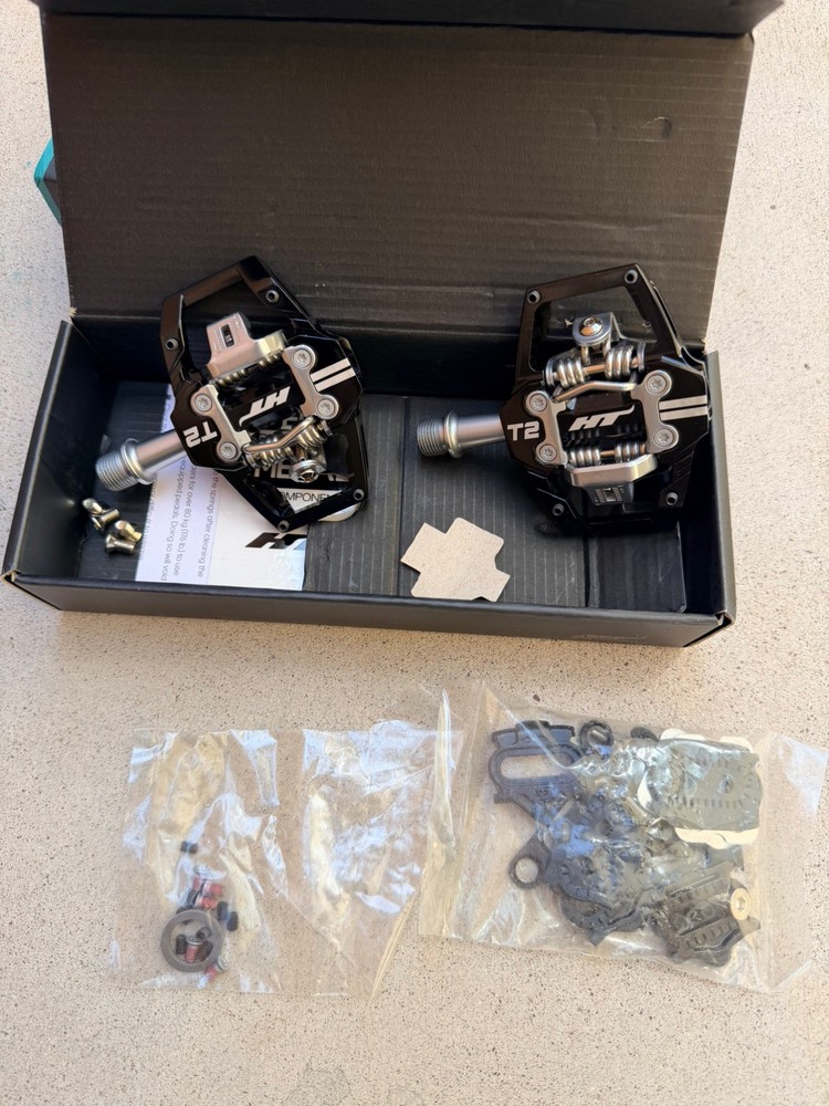 HT T2 Pedals - Dual Sided Clipless pedals
