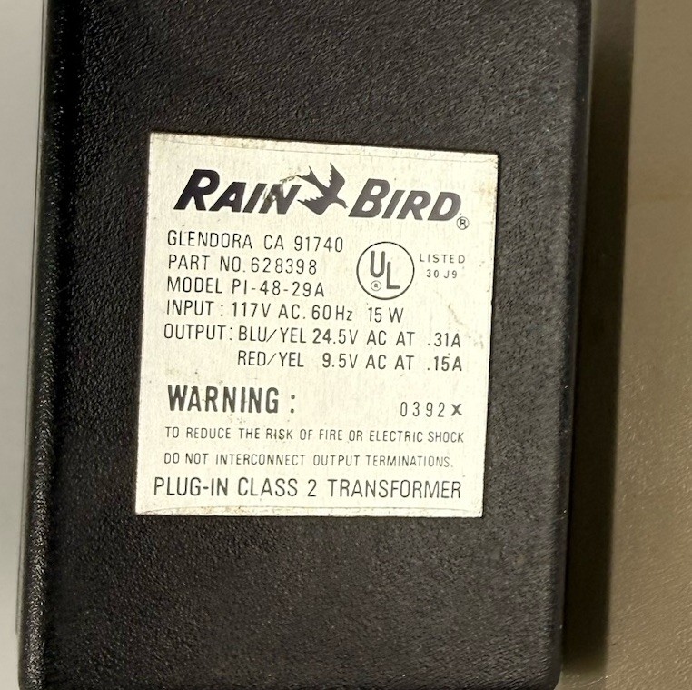 Rain Bird 6 Station Dual Program Digital Sprinkler Timer PC206 Instructions