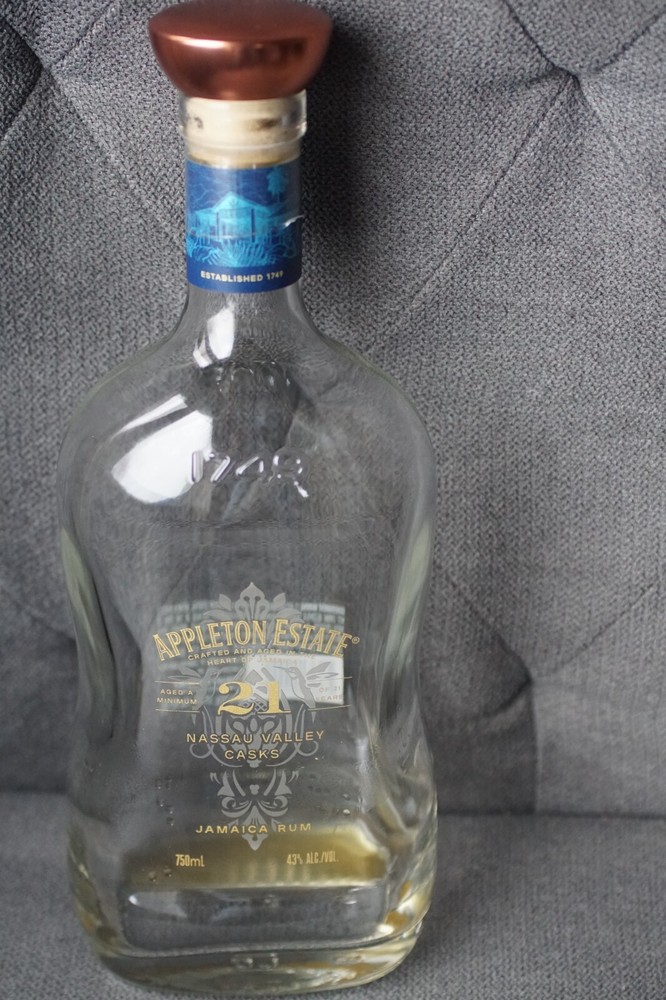 Appleton Estate 21 Nassau Valley Casks Empty Bottle/Display Box