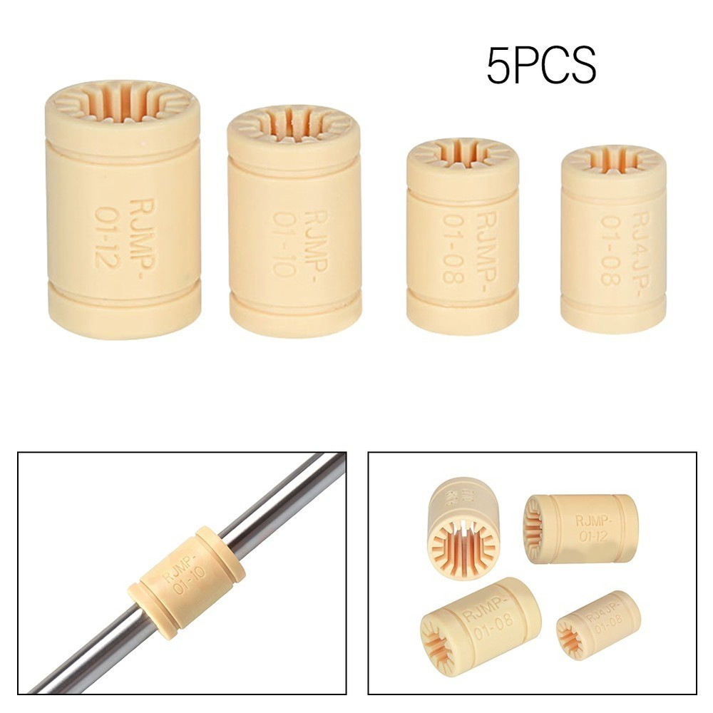 5pcs Plastic Linear Bearings Designed for Improved Printing Performance