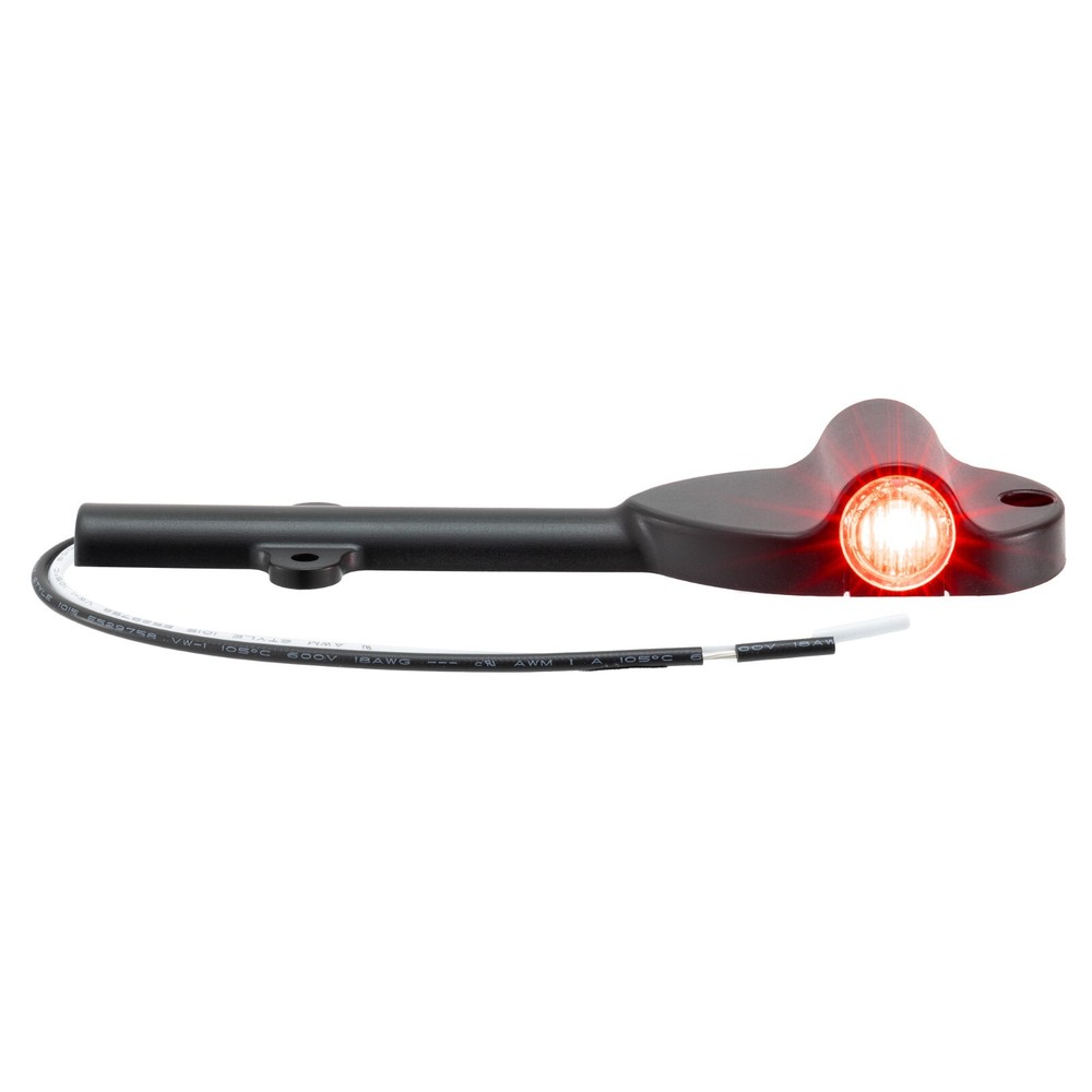 RecPro Trailer Left & Right Fender Light Set | 3/4" Dual LED | Red & Amber