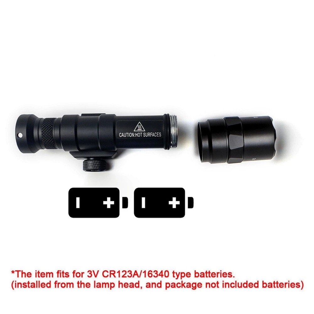M600B Flashlight LED with Remote Pressure Switch Controller for Rifle Hunting