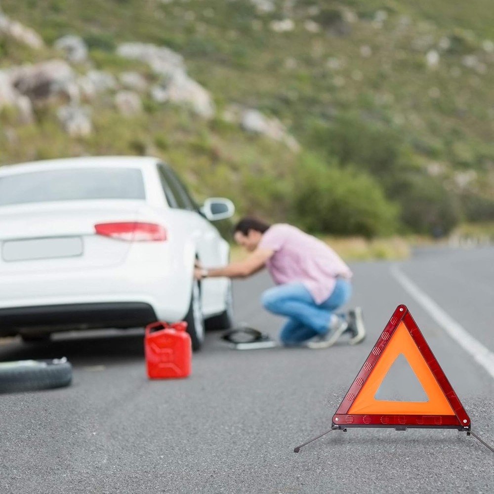 Triple Warning Triangle Cone Emergency Warning Three-Piece Set