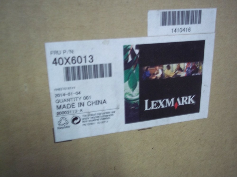 USED   LEXMARK    40X6013    EMPTY