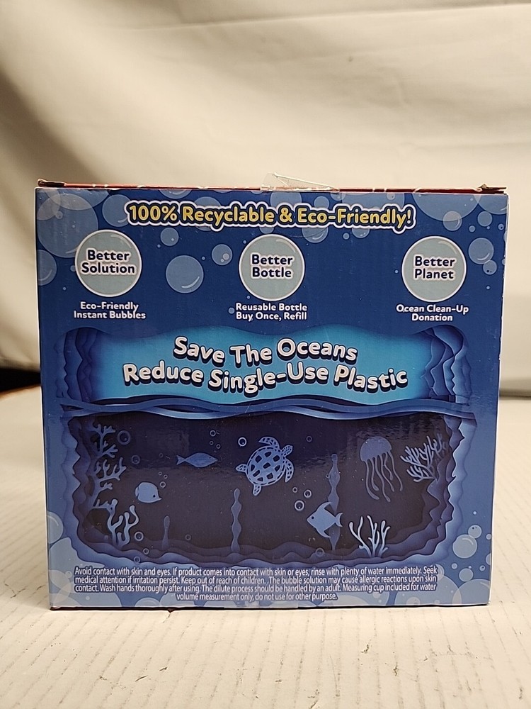 Bubble Blow Bubbles Solution Concentrate 12 Refill Each Packet Makes 5 OZ