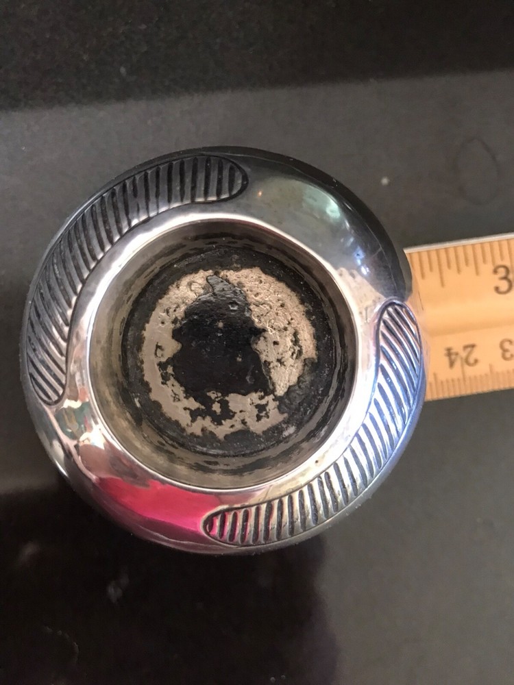 Antique Sterling Silver Match Strike Holder
