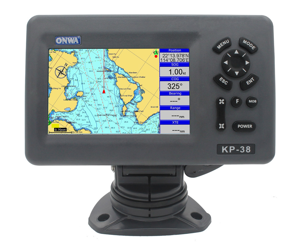 ONWA KP-38: 5-inch Color GPS Chart Plotter