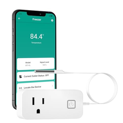 Temperature Controller Reptile Thermostat Outlet, Bluetooth Temp Control Plug