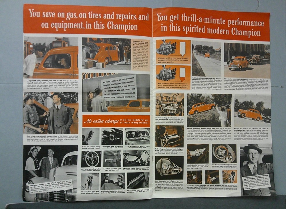 1940 Studebaker Champion Sales Catalog