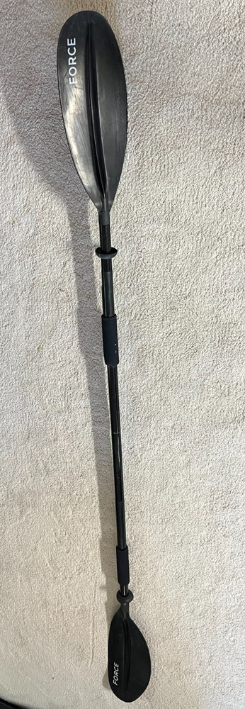 91" FORCE BLACK KAYAK PADDLE 2 Piece