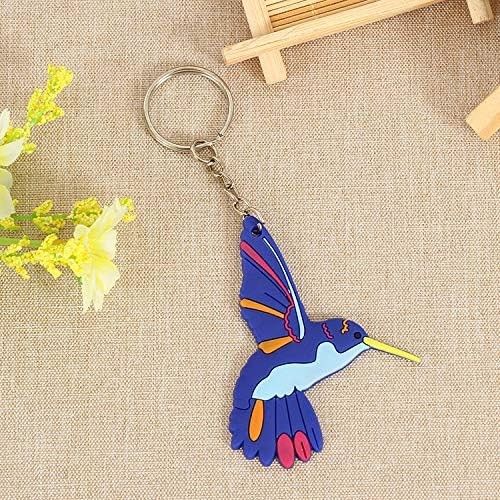 KINGFOREST 50-Piece Split Key Ring Kit with Chains & Jump Rings 50PCS, Silver