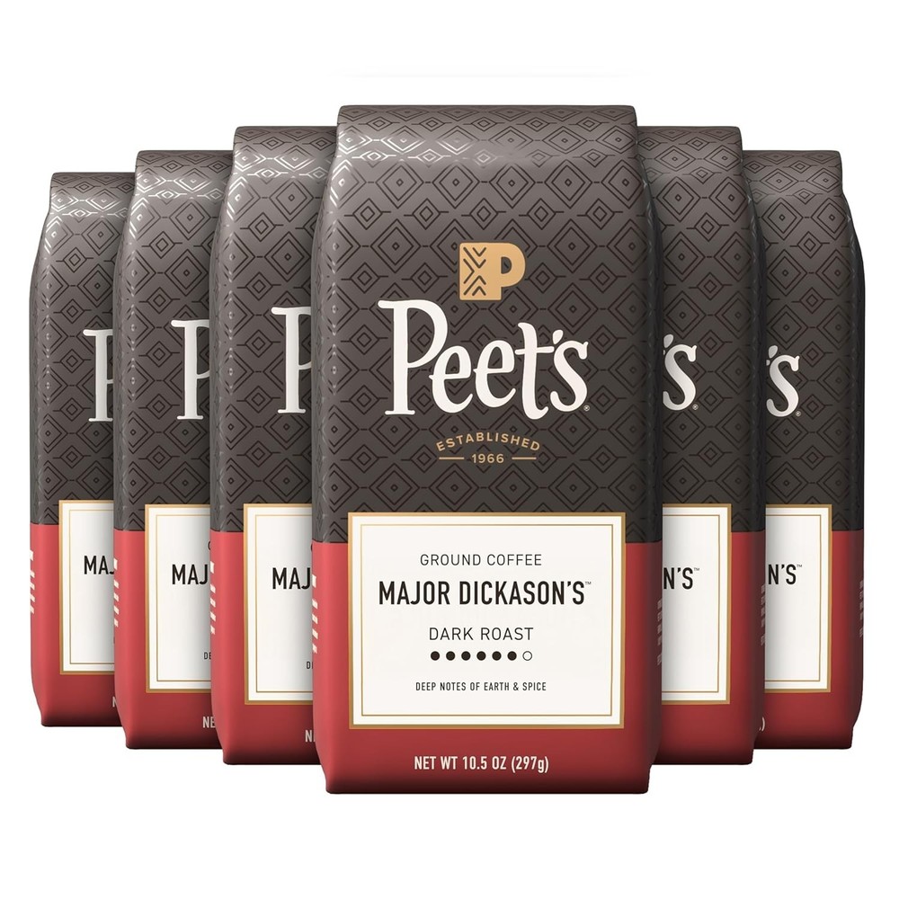 Major Dickason's Blend Ground Coffee, 6-Pack