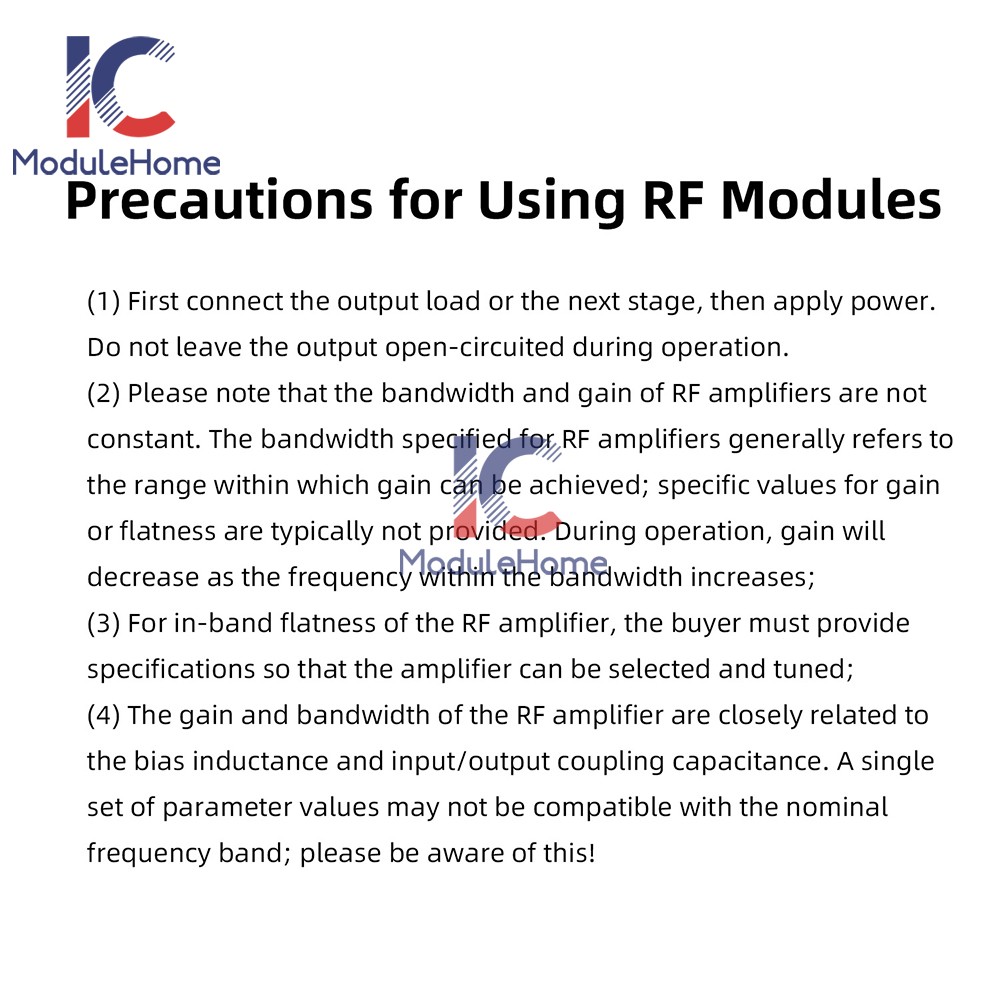 DC 5V SBB5089 Gain 20dB RF Module 5MHz~6GHz RF Power Amplifier Front-end module