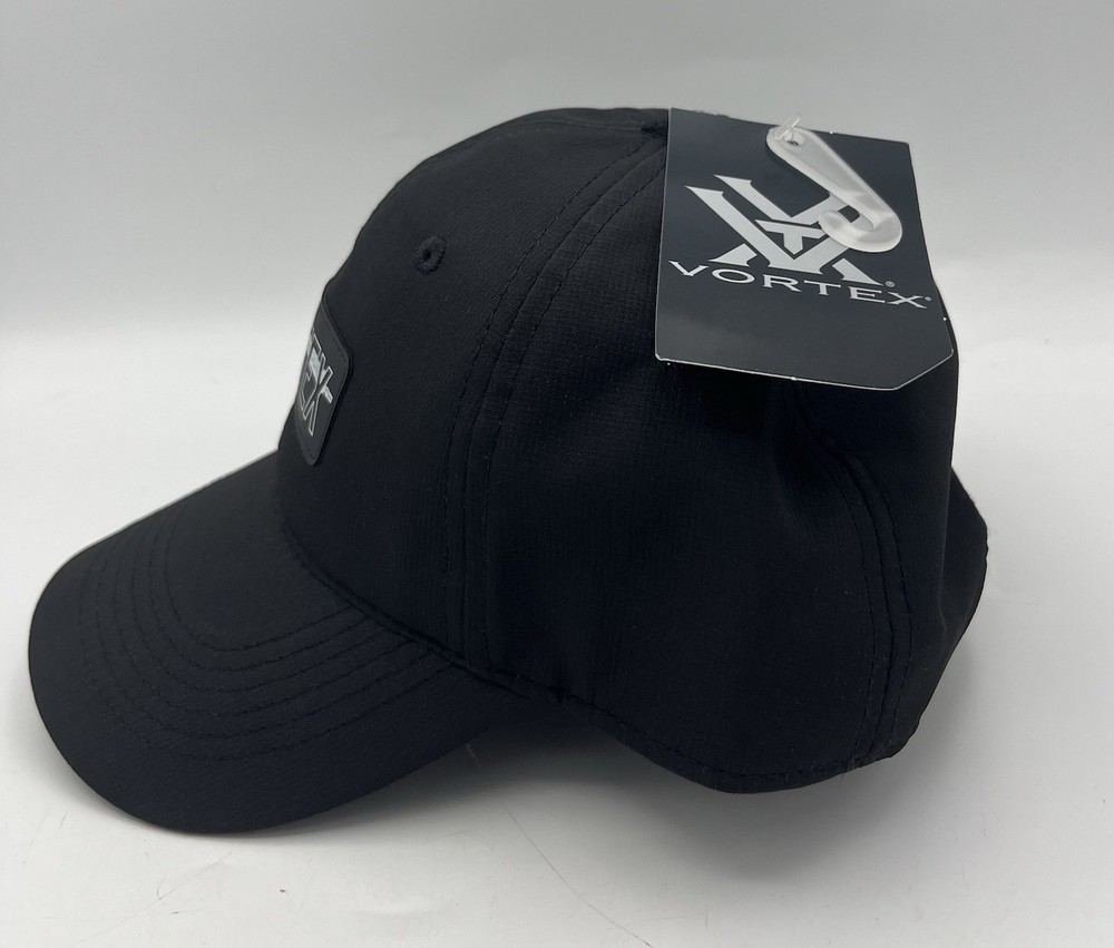 VORTEX Men's Precision Profile Black OSFM Cap (125-06-BLK)