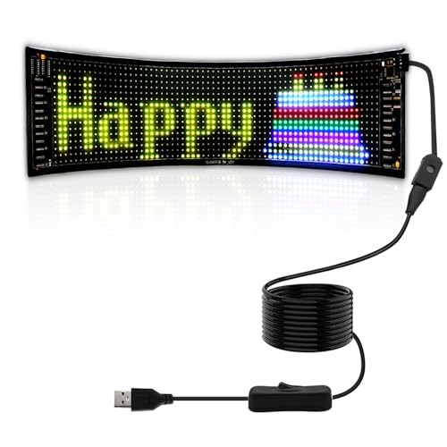 Programmable LED Scrolling Sign - Display Board with 15" x 4" Full Color