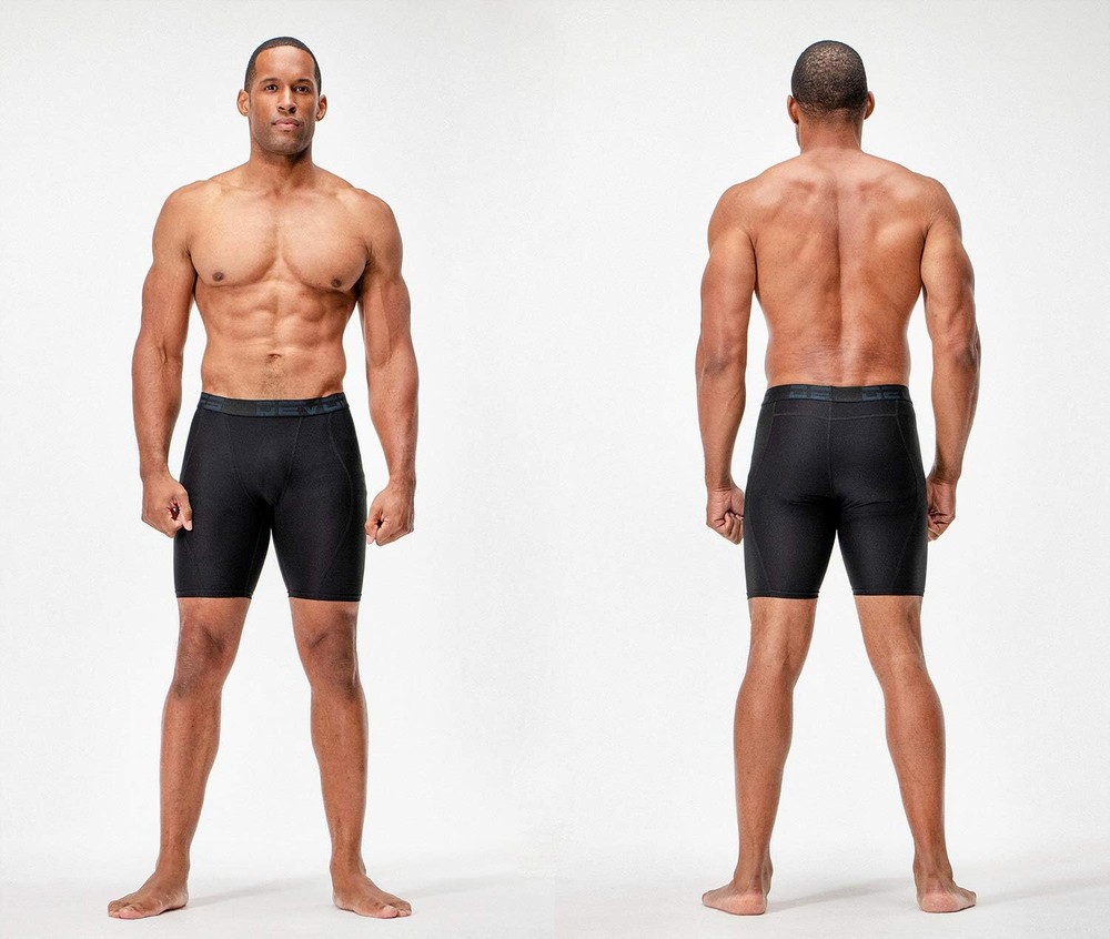 DEVOPS 3 or 5 Pack Compression Shorts Men Spandex Sport