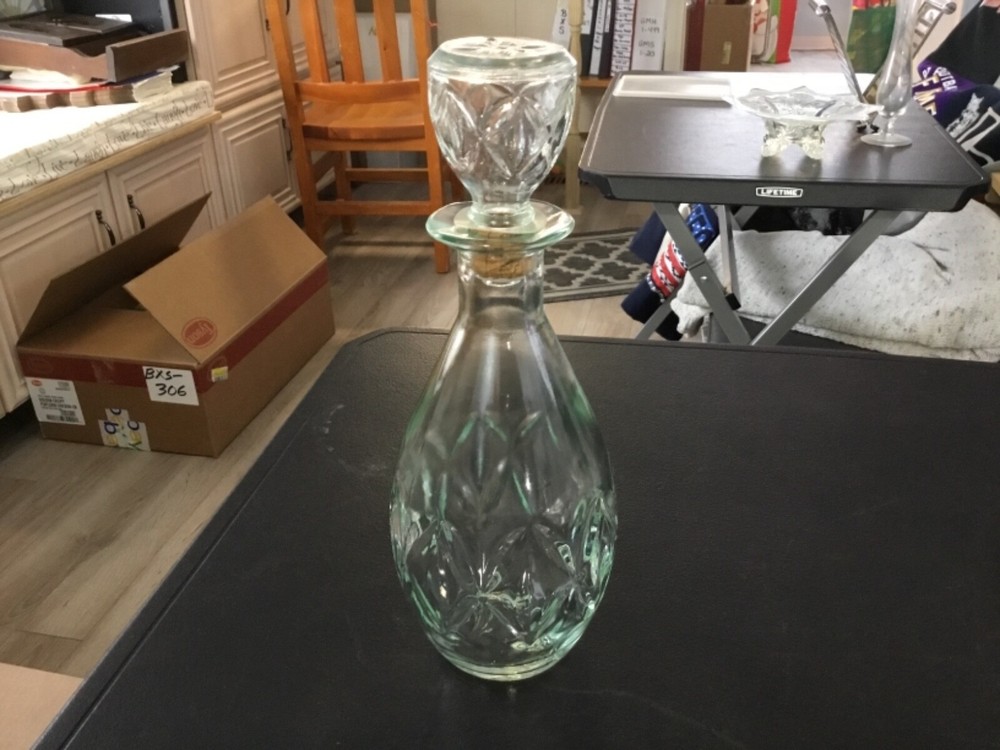 Clea Glass Decanter Bottle