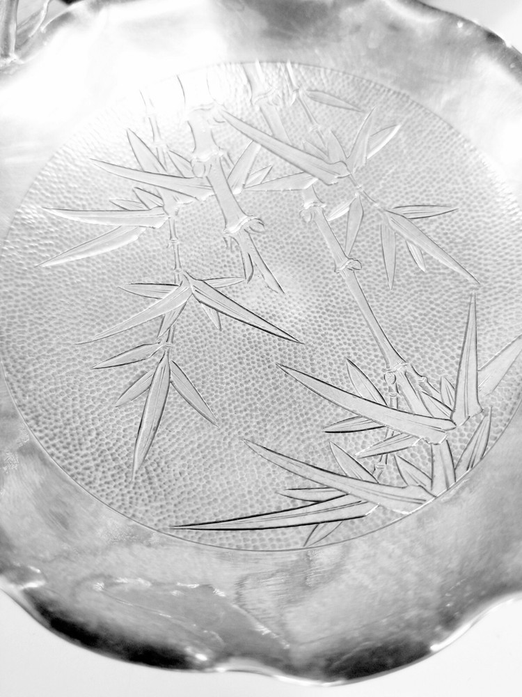 STERLING SILVER CHINESE 3 SECTION DISH