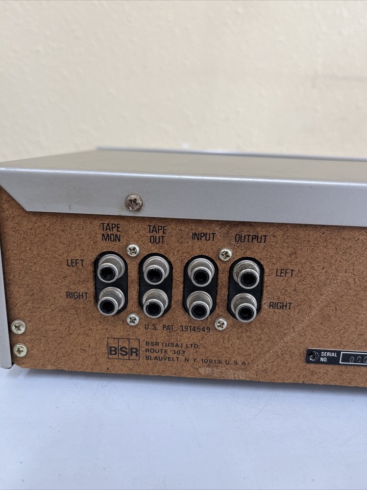 BSR EX-100 Stereo Frequency Equalizer - GREAT CONDITIONS *Read*