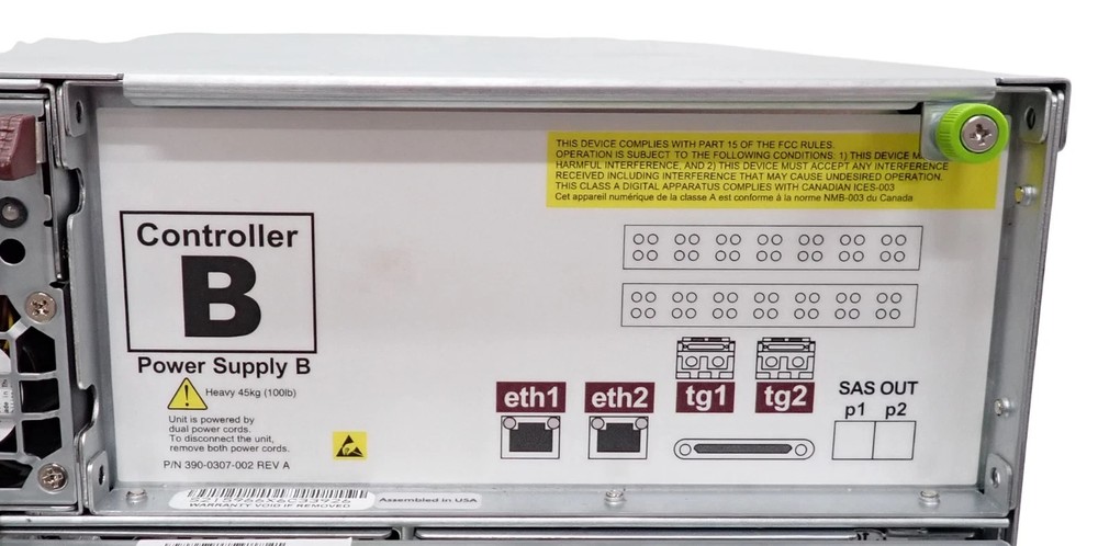 HPE Nimble Storage AF1000 All Flash Array 34.56TB SSD Storage 2x 10G Controller