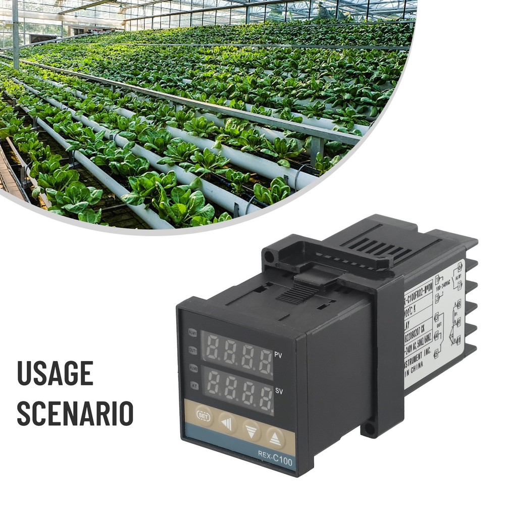 Efficient REXC100 M*DN Intelligent Temperature Controller Relay Output