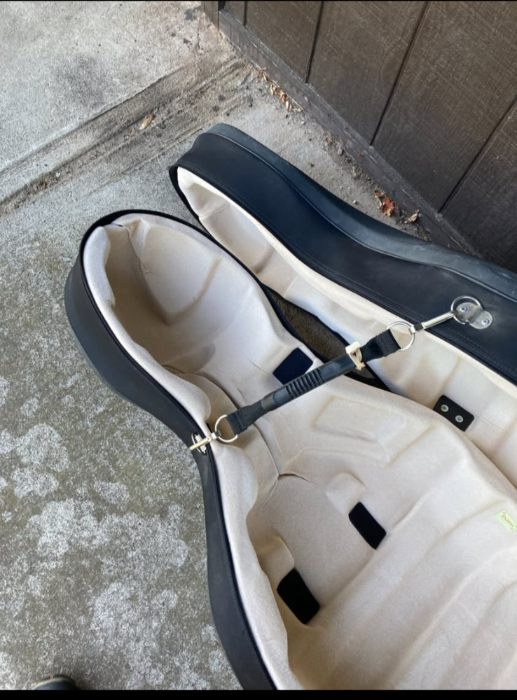 Bam Cello Flight Cover Case Black Used