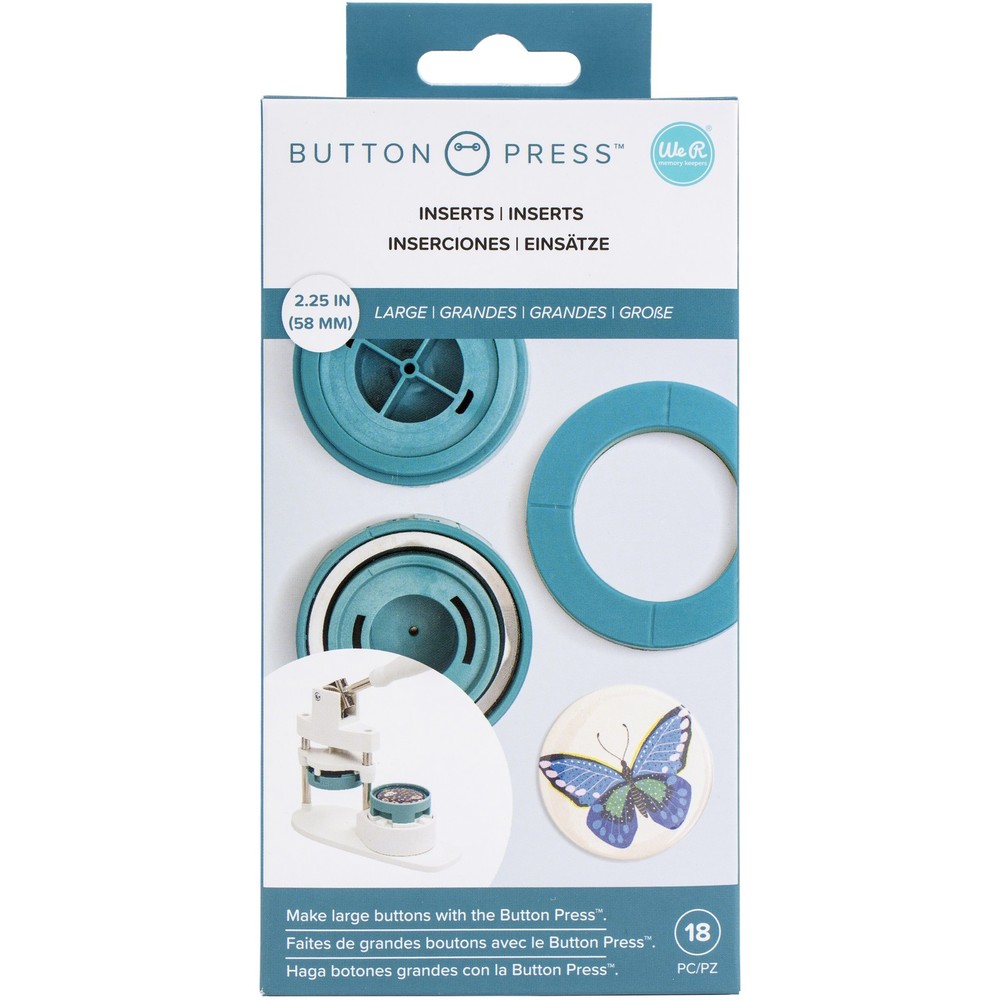 We R Button Press Inserts-Large (58mm)
