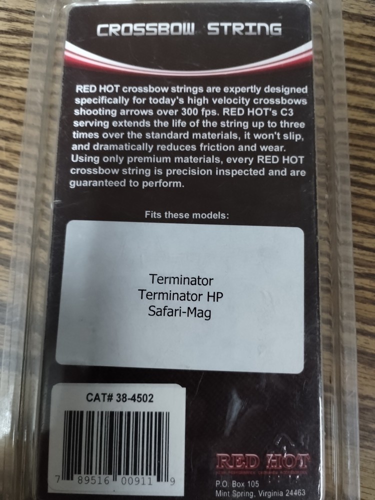 Parker Red Hot Crossbow String