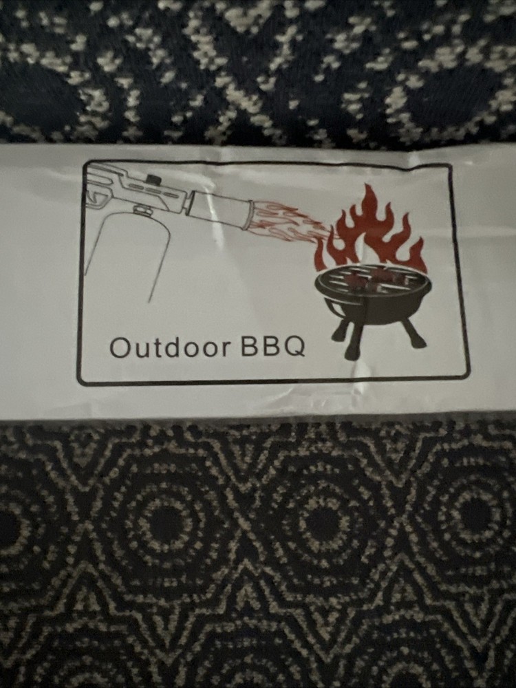 Powerful Propane Torch Gun, Kitchen Torch with Adjustable Flame